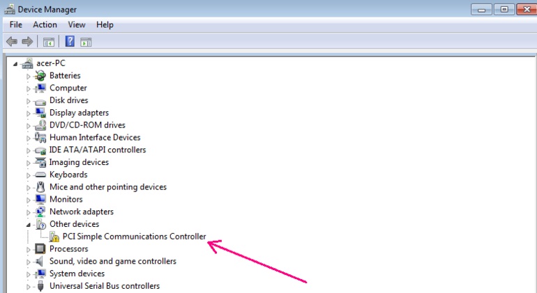 Pci controller download